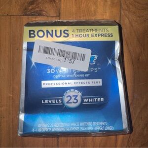 Crest 3D Whitestrips Pack - Blue and Silver Foil